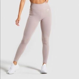 Gymshark Dreamy Leggings - Taupe/White